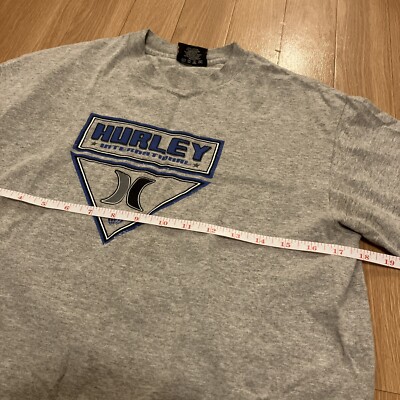 Vintage Hurley International Men's Gray T Shirt Rare Tag Vintage Hurley International Men's Gray T Shirt Rare Tag