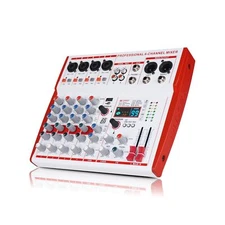 MW-6 6 Channel Professional DJ Audio Mixer, Portable Controller Mix... Fast Ship