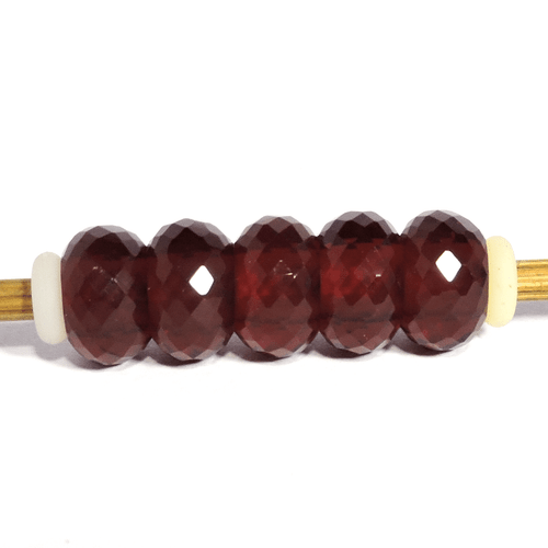 5pcs Menge 59.20Cts Rot Granat Rund Schliff Perlen 5mm Loch Größe Lose Edelstein 5pcs Menge 59.20Cts Rot Granat Rund Schliff Perlen 5mm Loch Größe Lose Edelstein