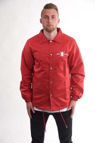 RARE Men's DAILY PAPER Coach Nylon Lightweight Bomber Coat Jacket Size L EU50-52 - Picture 2 of 22