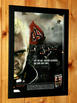 Killzone Liberation Werbeblatt Gerahmt Poster / Old Ad Page Framed PSP