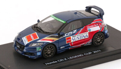 1:43 Ebbro Honda CR-Z Legend Cup 2011 bluemetallic