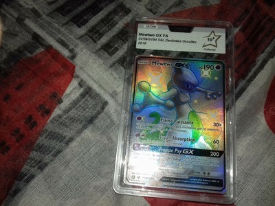 Pokemon Card Pca 10 Mewtwo Gx Full Art Shiny Sv59 Sv94 Designed Occult Fr Ebay