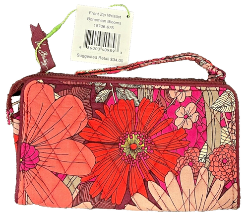 VERA BRADLEY Wristlet Mini Hipster Bohemian Blooms Wallet & Hobo Purse NEW - Bild 5 von 7