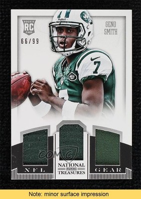 2013 Panini National Treasures Trio 66/99 Geno Smith #11 RC READ 0si4