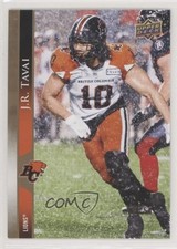 2021 Upper Deck CFL Gold 3/50 JR Tavai #33 l5j