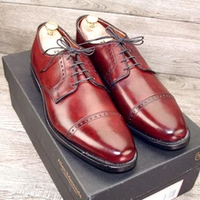 * NIB * $425 Allen Edmonds CLIFTON  10.5 D  Burgundy * new Trees