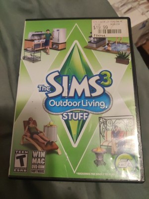 The Sims 3: Outdoor Living Stuff : Expansion ( PC, 2011 )
