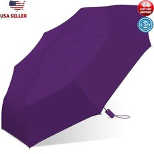 42in Mini Umbrella Automatic Open Windproof Waterproof Travel Rain Gear New