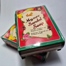 Mysore Sandal Soap Soap 75g 2.65 Oz (Pack of 2) India