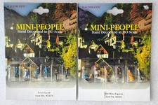 Bachmann 42333 HO Mini People Train Crew  42335 Old West Figures SEALED