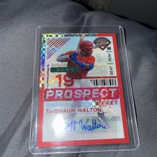 2024 Panini Prospect Edition Tayshaun Walton #51 Holo Signatures (AU, RC)