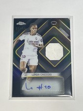 Linda Caicedo Chrome UCL 2025/26 Black /10 Auto