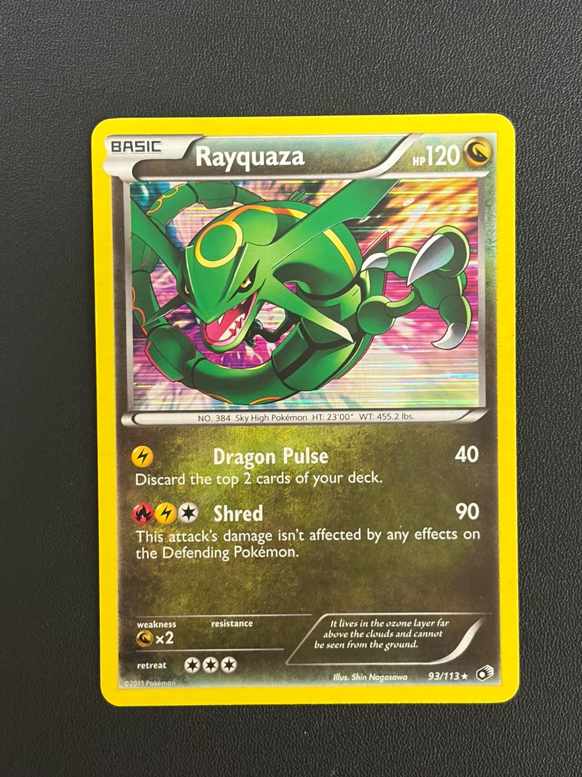 Rayquaza Legendary Treasures 93/113 Pokemon TCG