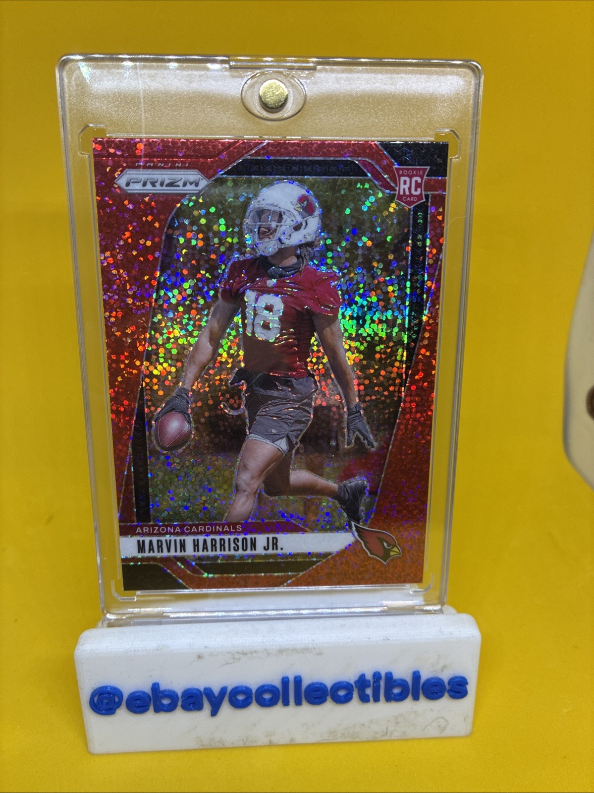 2024 Panini Prizm - Marvin Harrison Jr. #375 Red Sparkle Prizm (RC) *ssp Arizona
