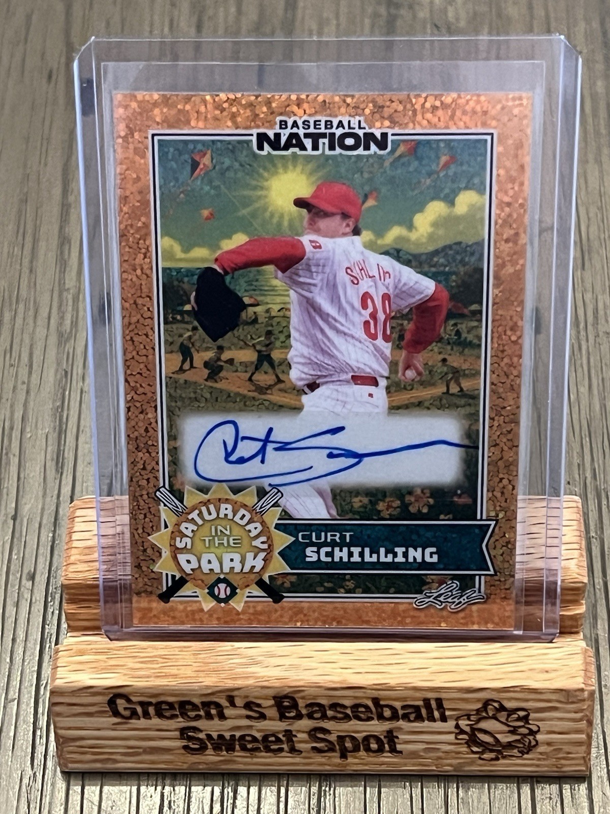 2025 Leaf Baseball Nation Curt Schilling Auto 1/1 Phillies / Boston Red Sox