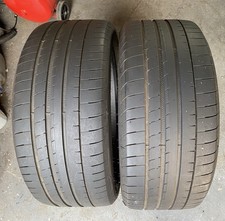 TYRES X 2, 285 40 21, GOODYEAR EAGLE F1 ASYMMETRIC 3 SUV, AO, 5.9 & 5.9 MM (545)