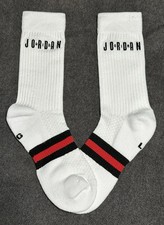 2-Pack Air Jordan Legacy Crew Socks - White - Men's Large 8-12