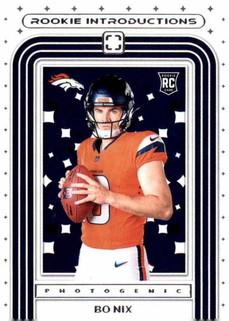 Bo Nix RC 2024 Panini Photogenic Rookie Introductions Rookie