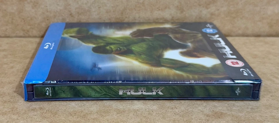 THE INCREDIBLE HULK - UK EXCLUSIVE LENTICULAR BLU RAY STEELBOOK - NEW & SEALED - Image 3 of 4