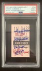 Reggie Jackson Signed Ticket Stub Yankee Debut Baseball Autograph PSA/DNA 2/9