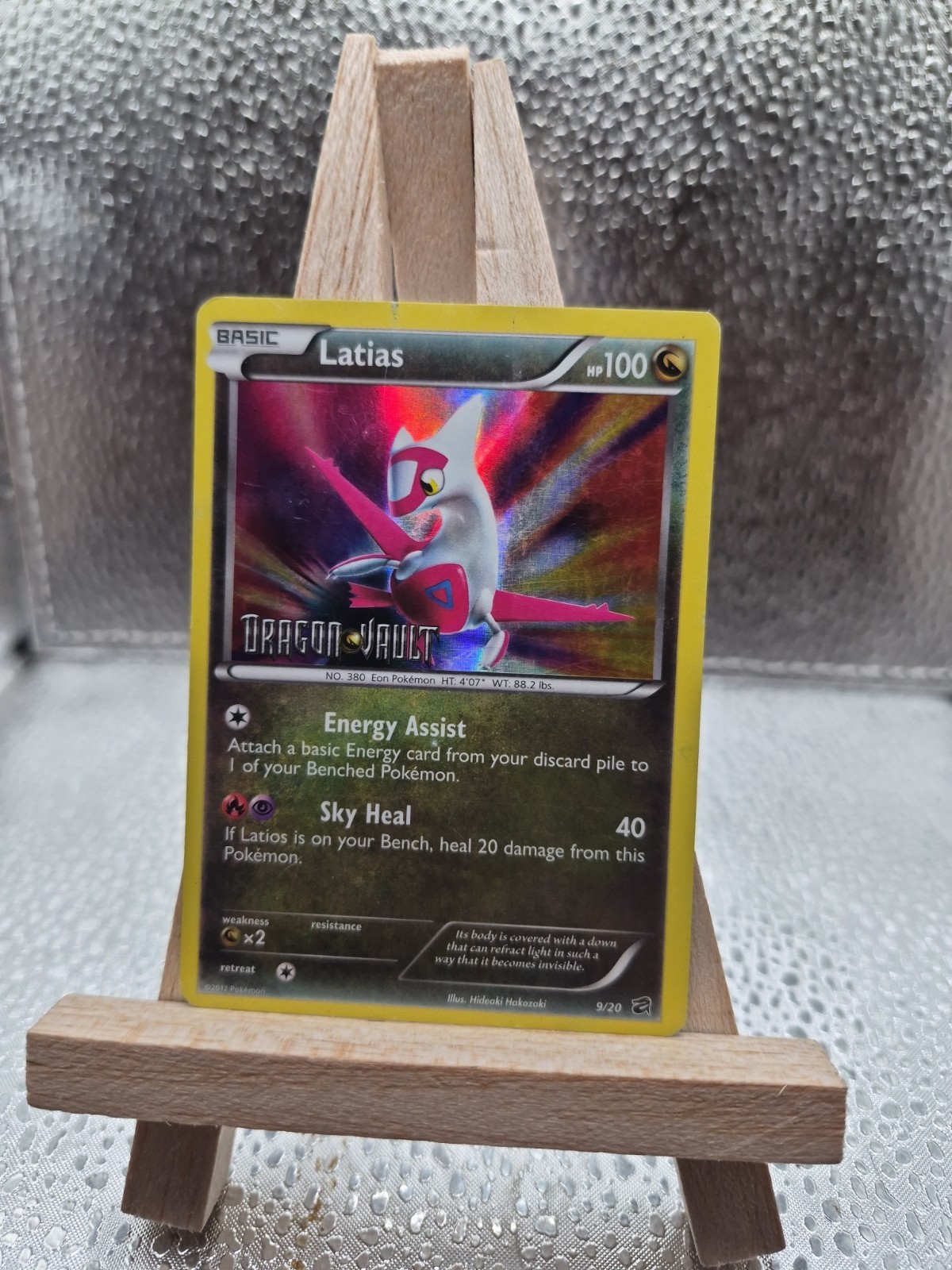 Pokémon TCG  - LATIAS - Reverse HOLO! #9/20 - Dragon Vault STAMPED! VHF