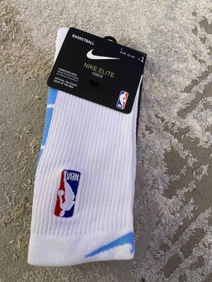 Nike Elite NBA Basketball Socken - Weiß & Blau - Neu.
