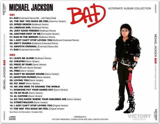 MICHAEL JACKSON / BAD : ALTERNATE ALBUM COLLECTION / 2CD | eBay