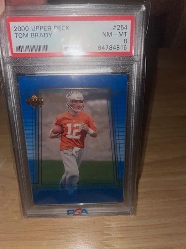 2000 Tom Brady Upper Deck #254 PSA 8