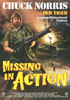 Missing in Action -Braddock ORIGINAL A1 Kinoplakat Chuck Norris / M. Emmet Walsh
