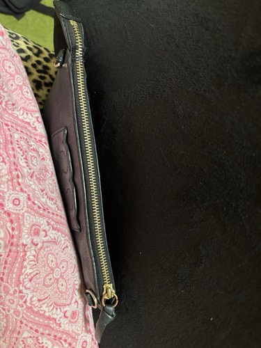 Tory Burch Crossbody Miller Tassel Black Pebble Leather, Shoulder Strap, READ - Picture 8 of 8