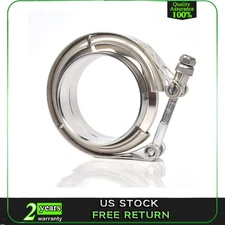 3 Inch V Band Clamp With Flanges Male Female T304 Stainless Steel 1PCS