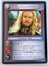 LORD OF THE RINGS TCG RISE OF SARUMAN RARE CARD 17R85 EOMER ex