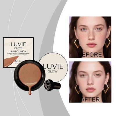 Luvie Glow Foundation Cushion, Mushroom Head Air Cushion CC Cream, BB Cre DE