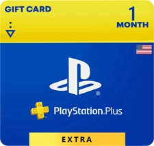 PlayStation Plus Extra 1 Month USA | PS4 PS5 | Digital Code | Instant Delivery