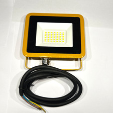 110v 20w Flood Light Slimline IP65 6000k Yellow Work Site Construction Electrics