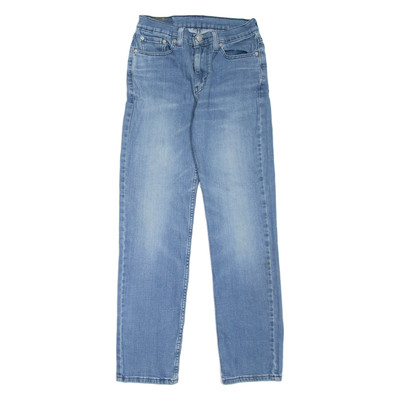 LEVI'S 514 Jeans Herren Blau Slim Straight Stone Wash W26 L32