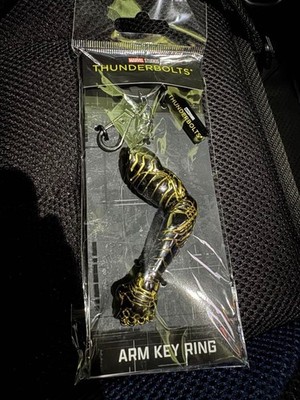 THUNDERBOLTS Bucky Arm Keychain Winter Soldier Key Ring MARVEL