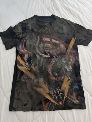 Balmain Panther And Snake Print Cotton   Jersey T   Shirt ￼