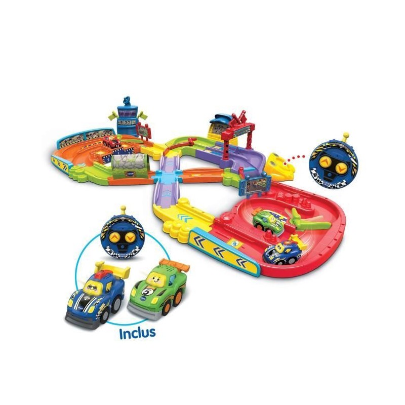 Circuit Télécommandé Vtech Tut Tut Bolides pour Développer la Motricité de Bébé