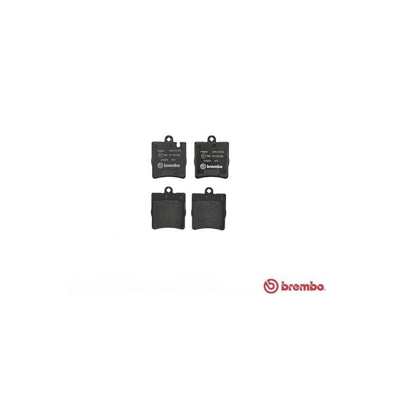 Brembo P 50 033 Bremsbelagsatz, Scheibenbremse - (4-teilig) | Kompatibel mit: MERCEDES-BENZ C-CLASS, C-CLASS Coupe, C-CLASS T-Model, CLC-CLASS, CLK, CLK, CLK Cabriolet, CLK Cabriolet - Bild 4