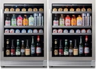 Ca'Lefort 48" Beverage Cooler Fridge Soda Beer French Style Set 440 Can 34-54°F