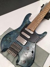 Ibanez Q547PB-COL 7 corde SSH chitarra pioppo burls taglio contorno con borsa gig