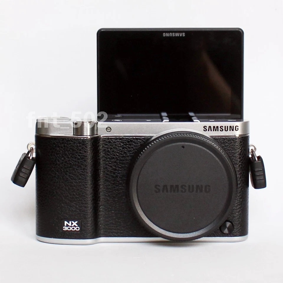 三星 NX3000 2020 万像素数码相机,仅黑色机身 [200081X] — 第 4/4 张图片