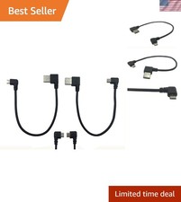Universal Compatibility 9-Inch Micro USB Cable Combo - 2-Pack with High Speed