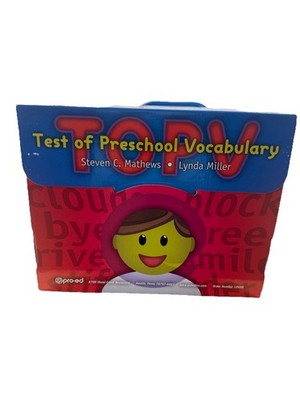 New in Box TOPV Test of Preschool Vocabulary Assessment Kit Speech Language