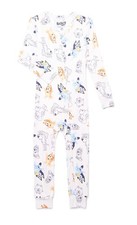 BLUEY Baby Toddler One-Piece Zipper Sleeper Pajamas Sleepwear 18mos NEW