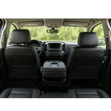 For 2014-2018 Chevy Silverado LT DOUBLE Cab Full Set Seat Cover Black