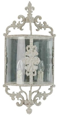 Lampe Wandlampe natürlich 33*19*72 cm E14/max 2*25W  Clayre & Eef 40544N