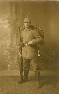 Port. Photo: BEST! German Army Infanterie Regiment 172 Rifleman w/ Pickelhaube!
